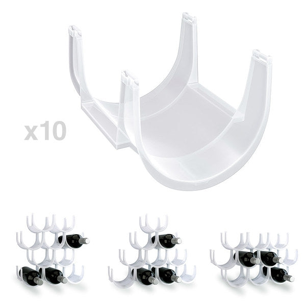 Portabottiglie Basic Bianco - Polipropil Balvi Balvi