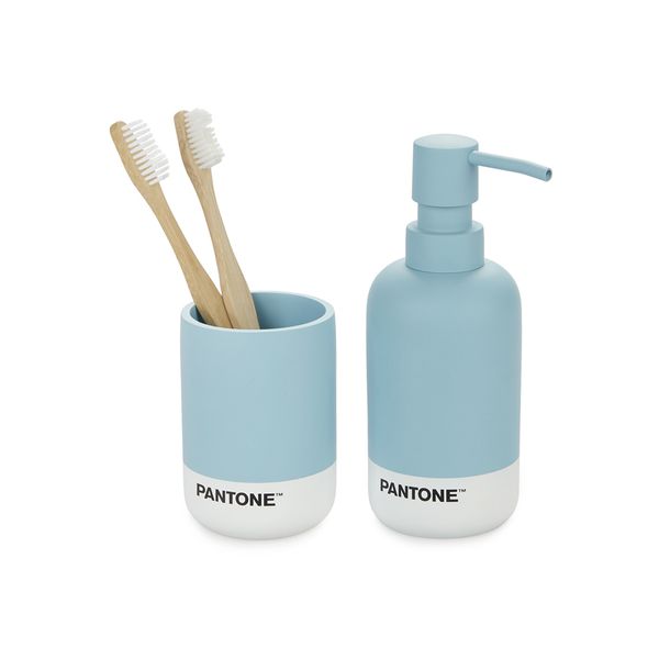 Set Bagno Pantone Azzurro Polyresin Balvi