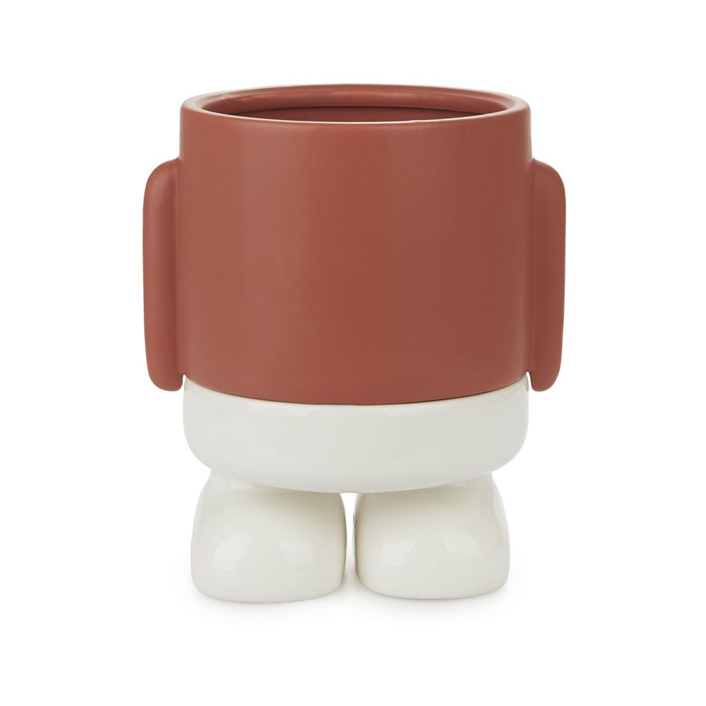 Vaso Da Fiori Mr.Standy Rosso Ceramica Balvi Balvi