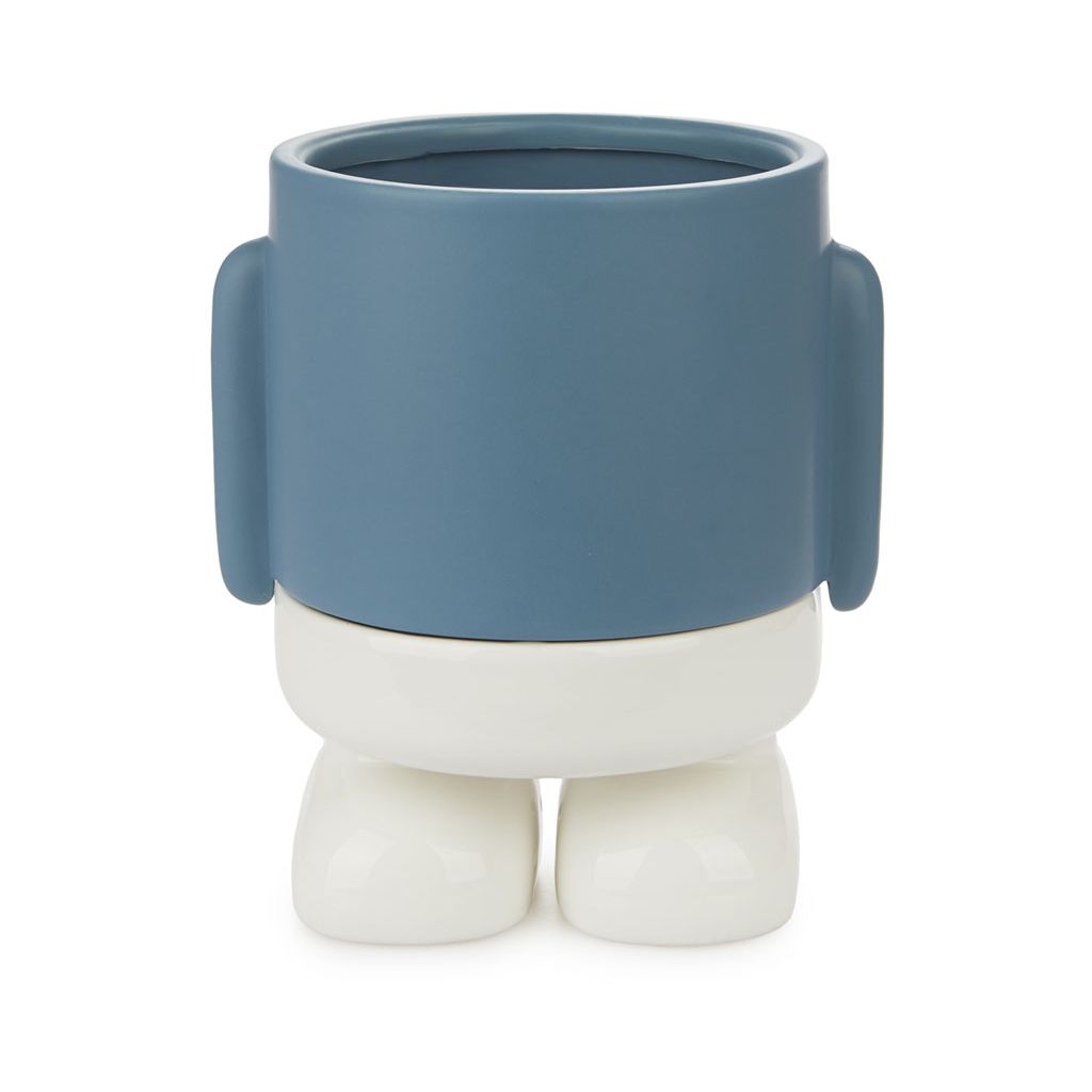Vaso Da Fiori Mr.Standy Azzurro Ceramica Balvi Balvi