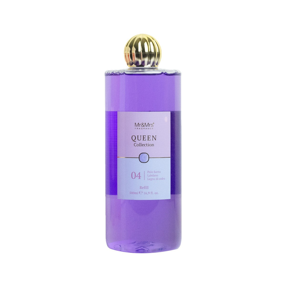 Refill Queen 500 Ml  04 Holy Wood,Labdanum, Cedar Wood Mr&mrs Fragrance