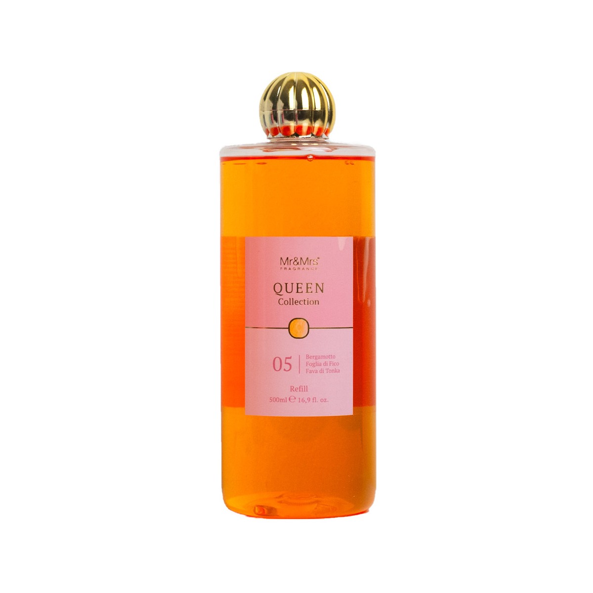 Refill Queen 500 Ml  05 Bergamot,Fig Leaf,Tonka Bean Mr&mrs Fragrance