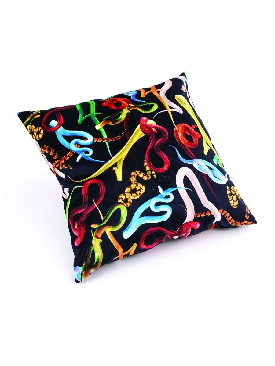 Cuscino Imbottitura Piuma Toiletpaper -Snakes Seletti