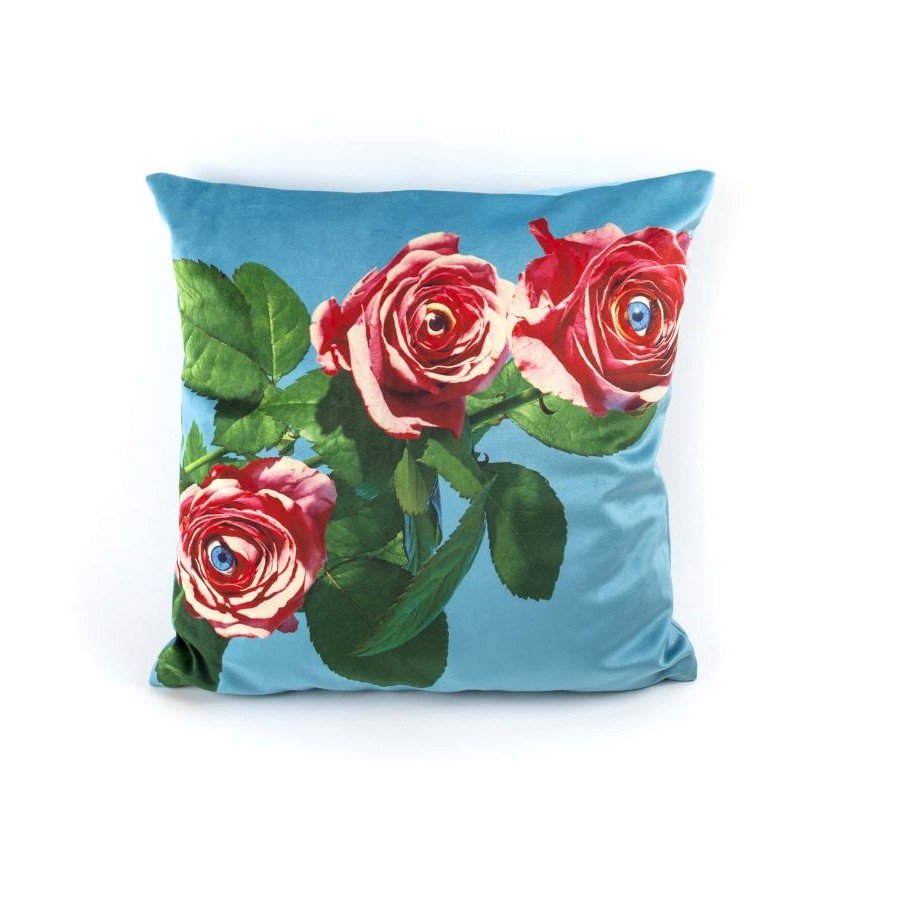 Cuscino In Poliestere-Imbottitura Piuma Toiletpaper - Roses Seletti