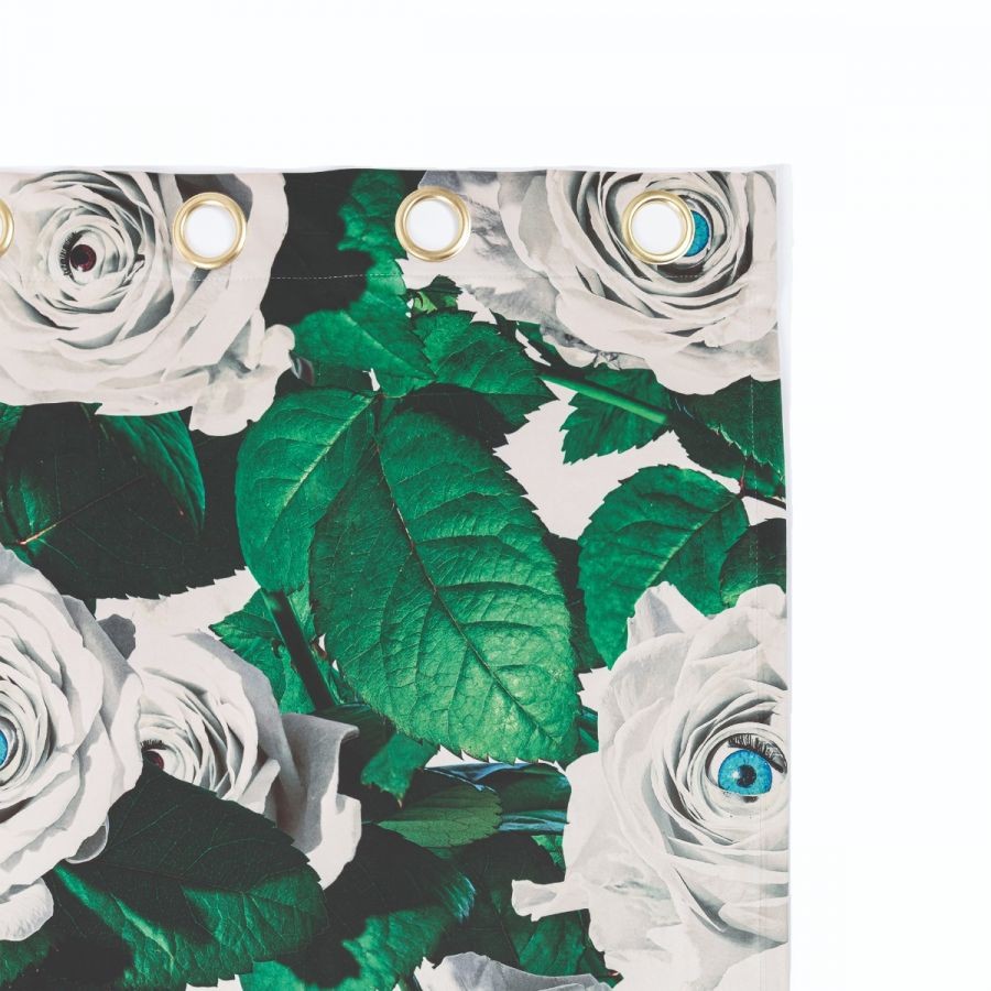 Tenda In Poliestere “Toiletpaper” Left/Right - Roses Seletti