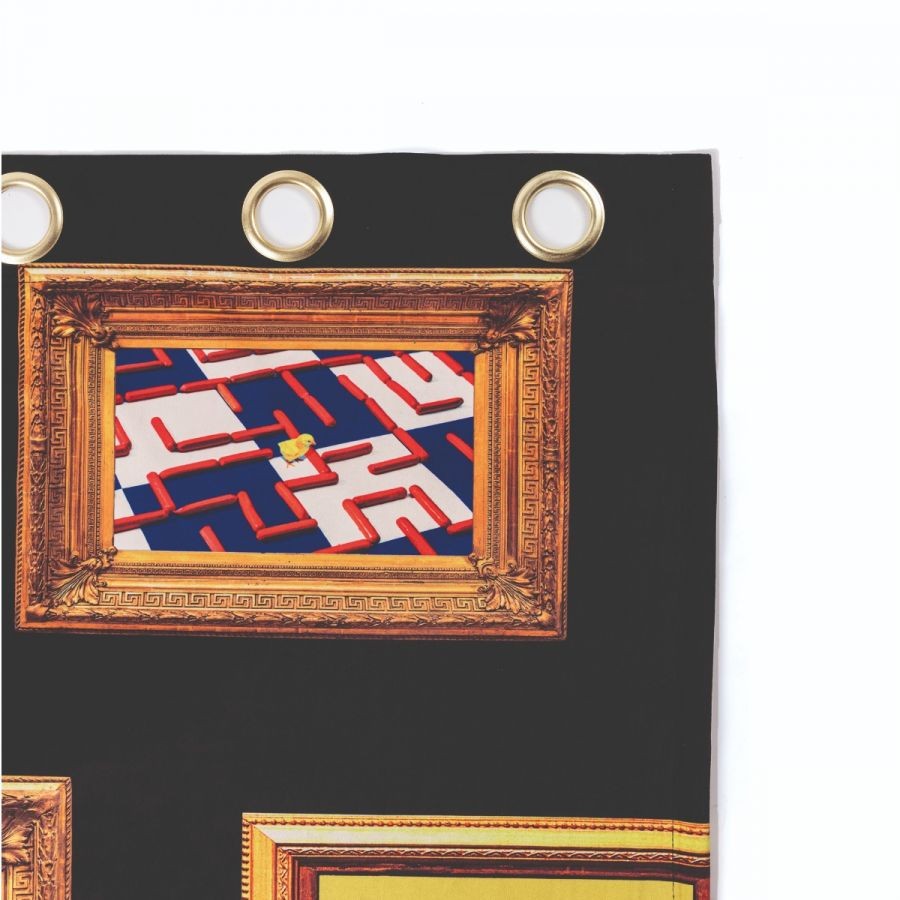 Tenda In Poliestere “Toiletpaper” Left - Frames Seletti