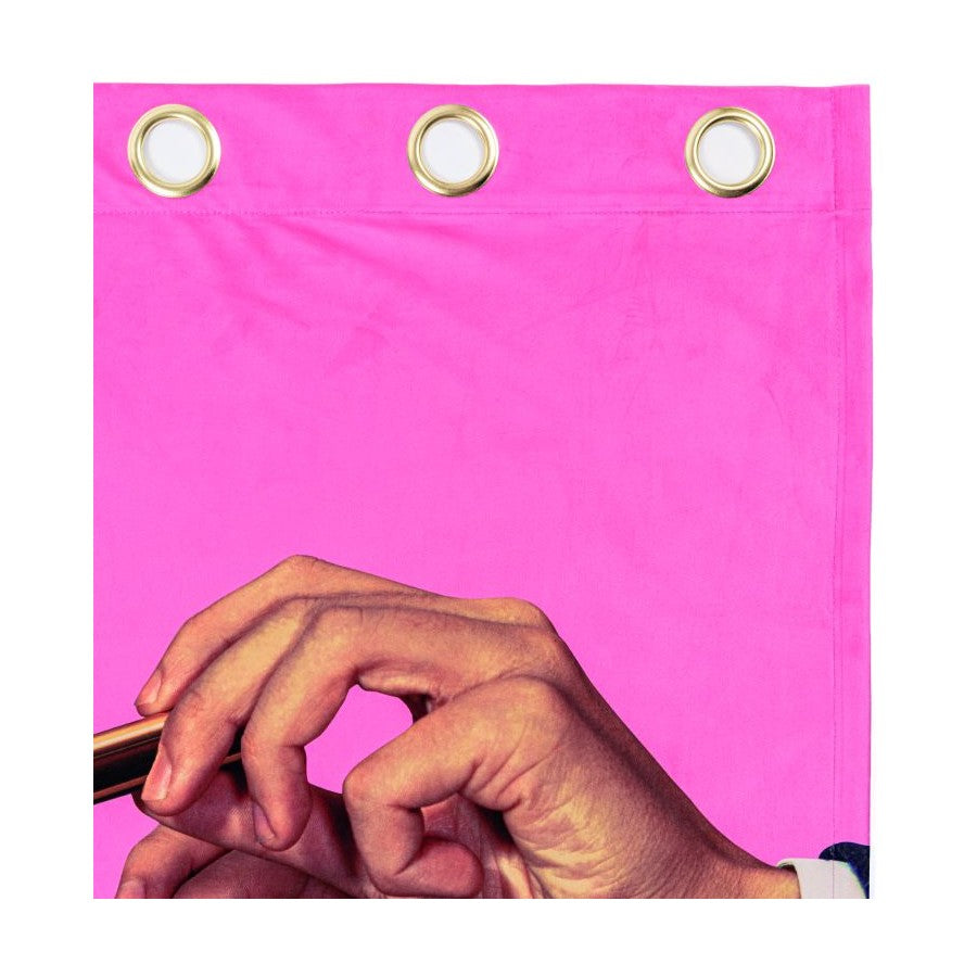 Tenda “Toiletpaper” - Lipstick Pink Seletti