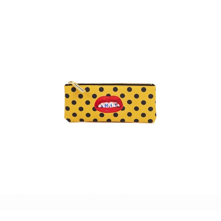 Astuccio In Pu Stampato Toiletpaper Cm. 21X9 - Shit Seletti