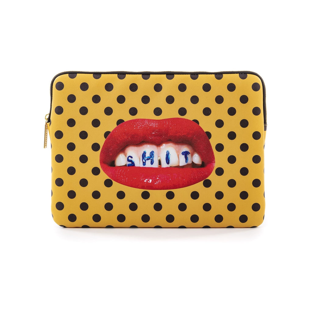 Custodia Laptop In Pu Stampato Toiletpaper - Shit Seletti