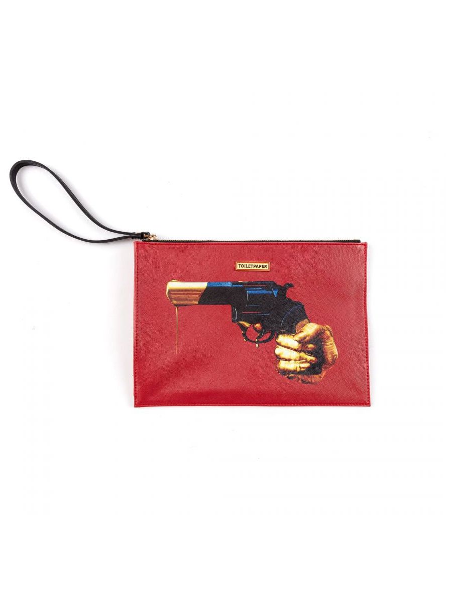 Borsa A Mano In Pu Toiletpaper Revolver Seletti