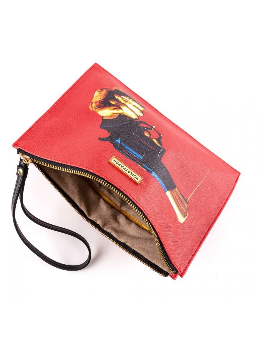 Borsa A Mano In Pu Toiletpaper Revolver Seletti