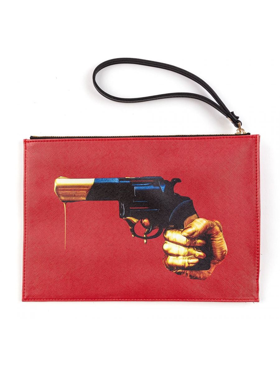 Borsa A Mano In Pu Toiletpaper Revolver Seletti