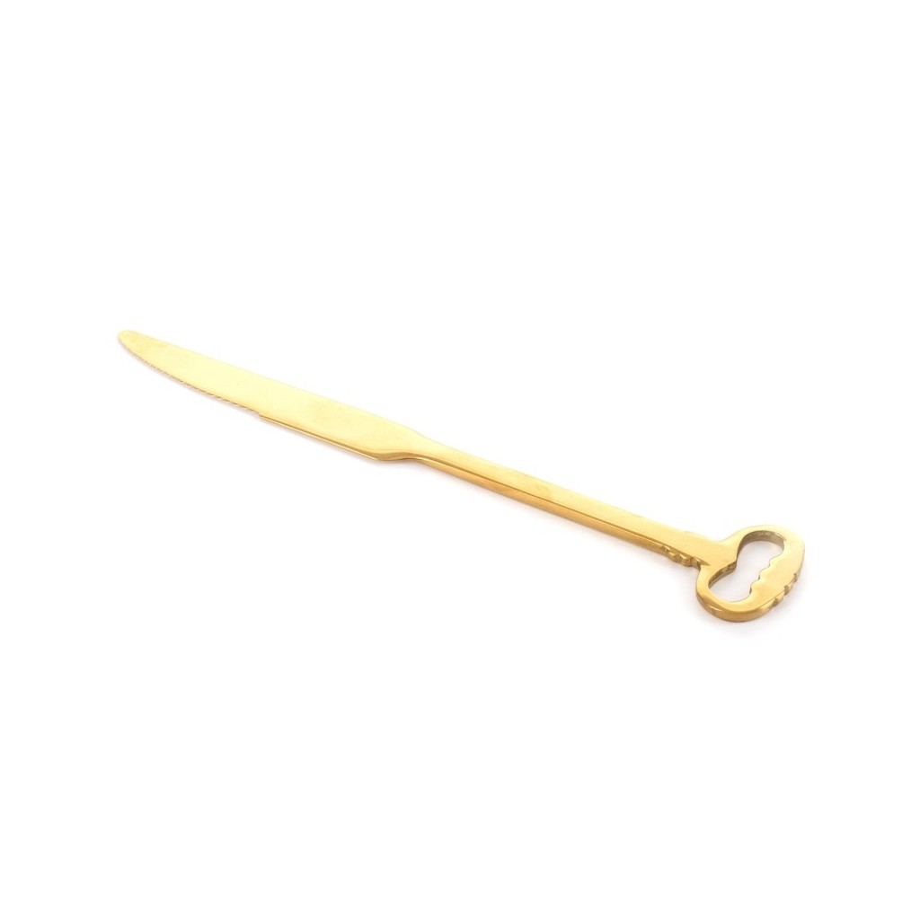 Set.24 Posate In Acciaio Inox 18/0 Gold-Keytlery , 6 Coperti Seletti