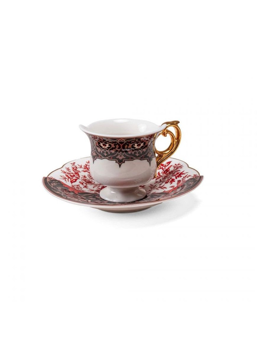 Set 2 Tazzine Da Caffè Con Piattino Hybrid-Sagala Seletti