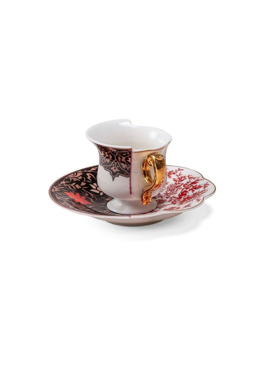 Set 2 Tazzine Da Caffè Con Piattino Hybrid-Sagala Seletti