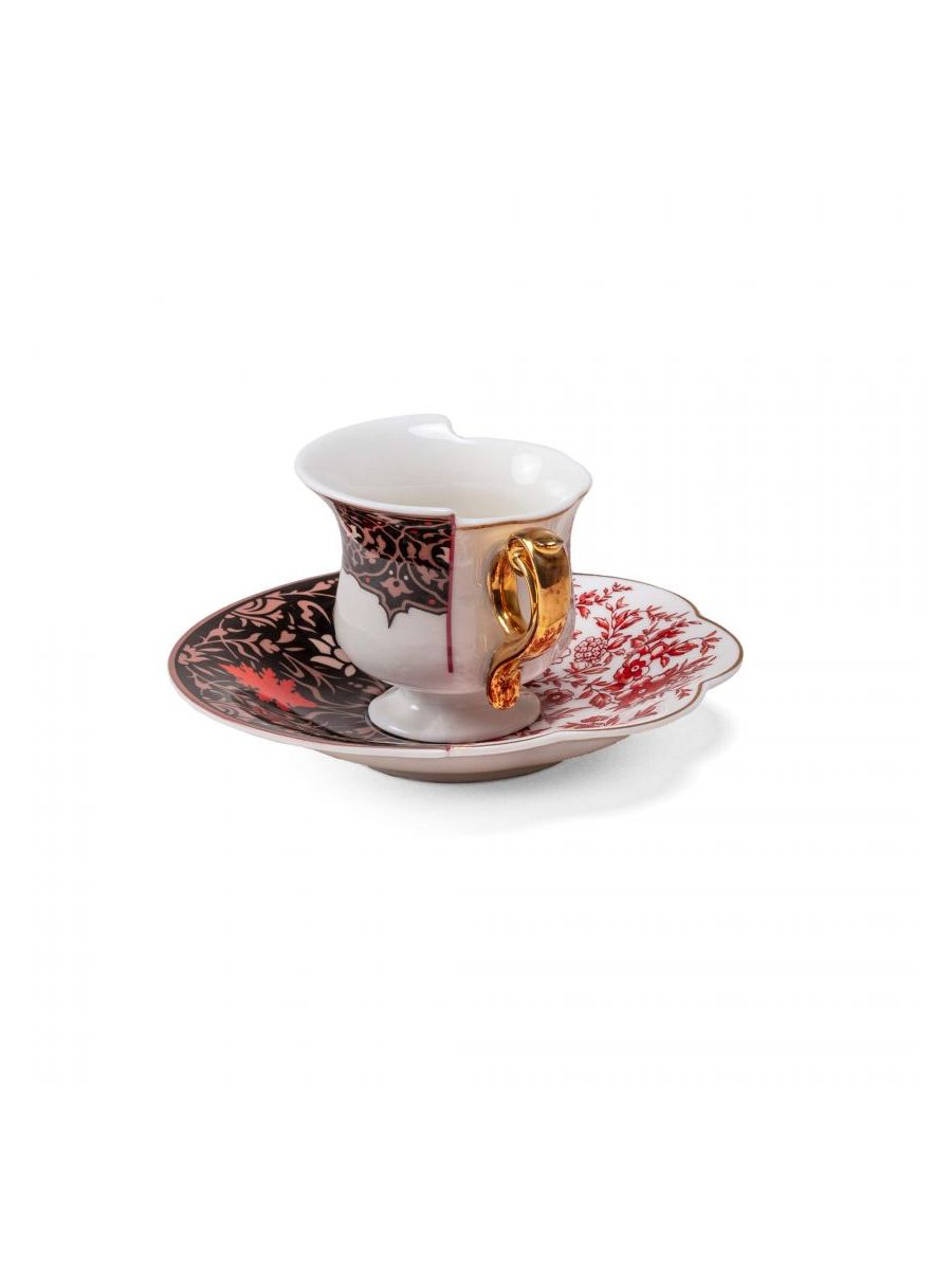 Set 2 Tazzine Da Caffè Con Piattino Hybrid-Sagala Seletti