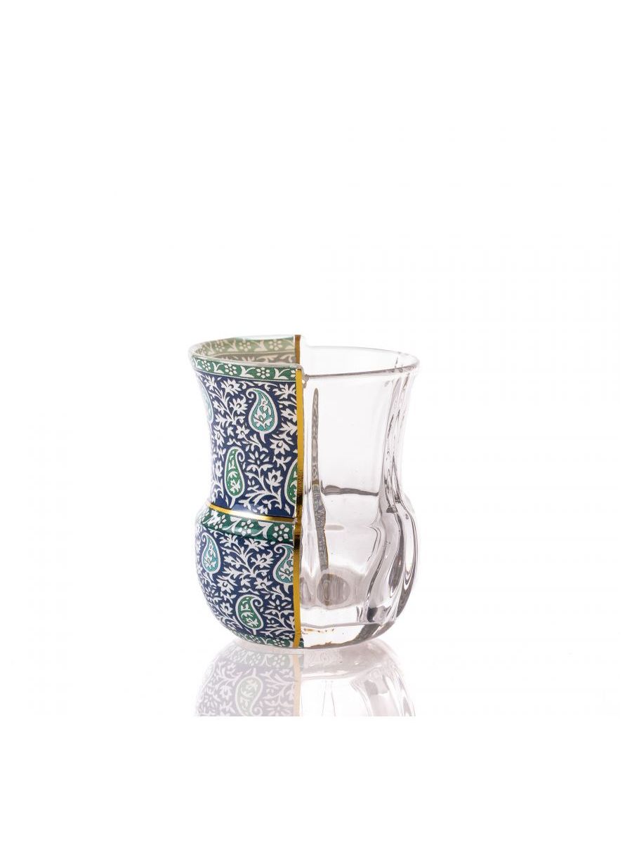 Set 3 Bicchieri In Vetro Hybrid-Rodinia 220 Ml Seletti