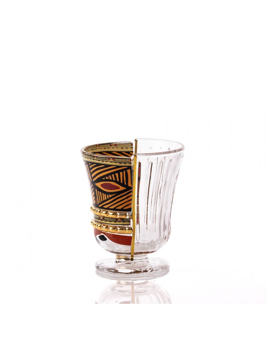 Set 3 Bicchieri In Vetro Hybrid-Rodinia 220 Ml Seletti