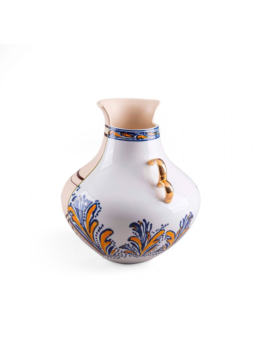 Vaso In Porcellana Hybrid-Nazca Ø Cm. 22,5 H.25 Seletti