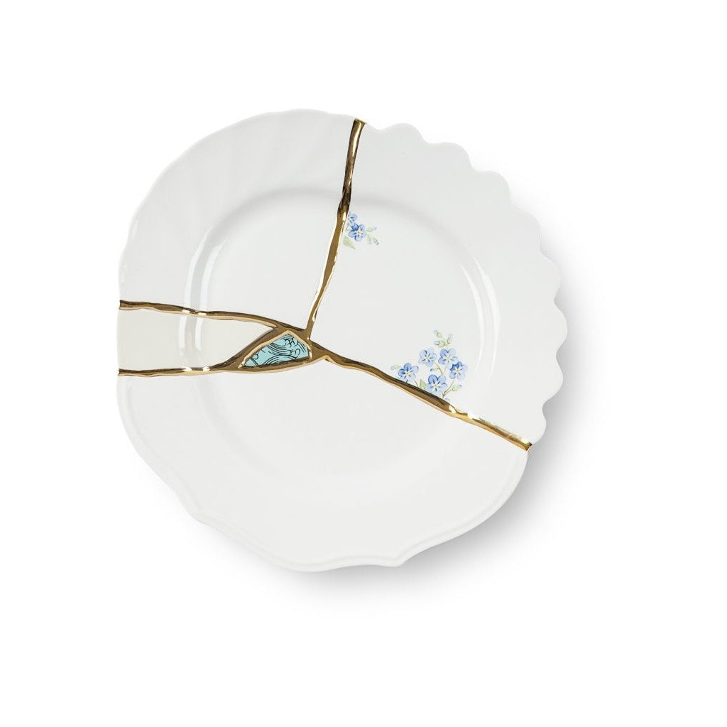 Piatto Da Frutta In Porcellana Kintsugi-N`3 Seletti