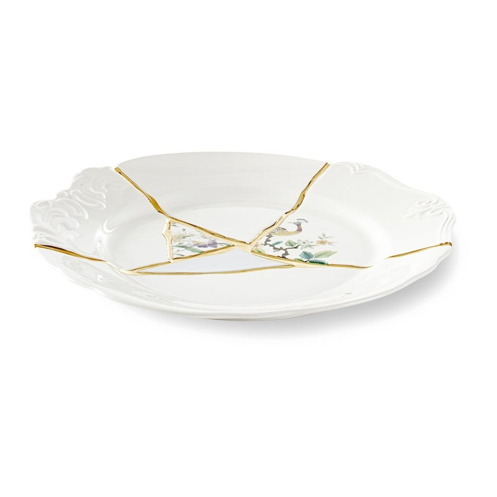 Piatto Piano In Porcellana Kintsugi-N`2 Seletti