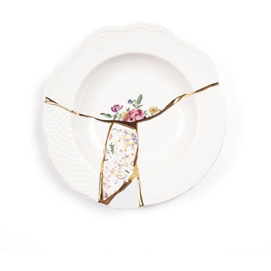 Piatto Fondo Kintsugi-N`3 Seletti