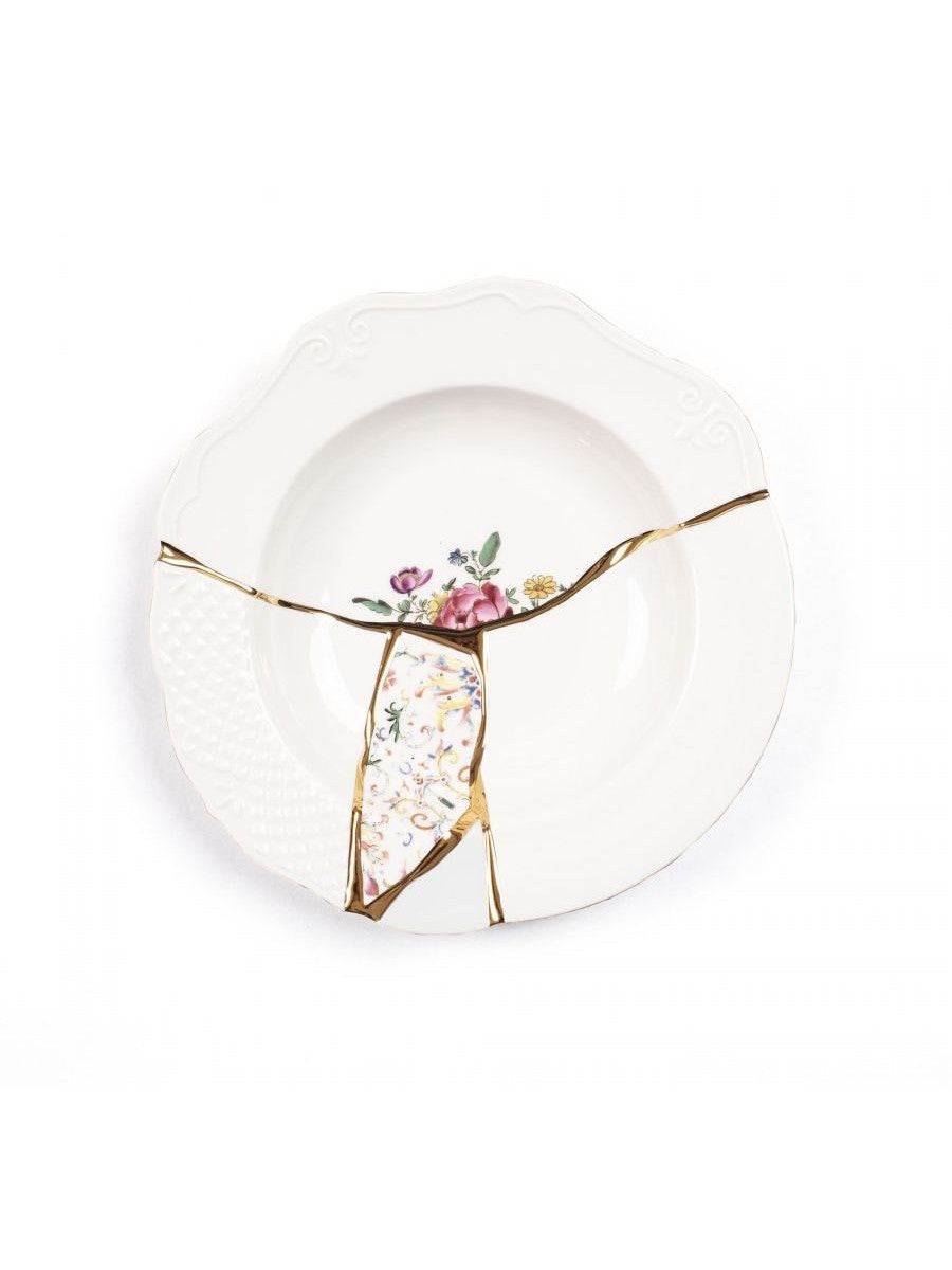 Piatto Fondo Kintsugi-N`3 Seletti