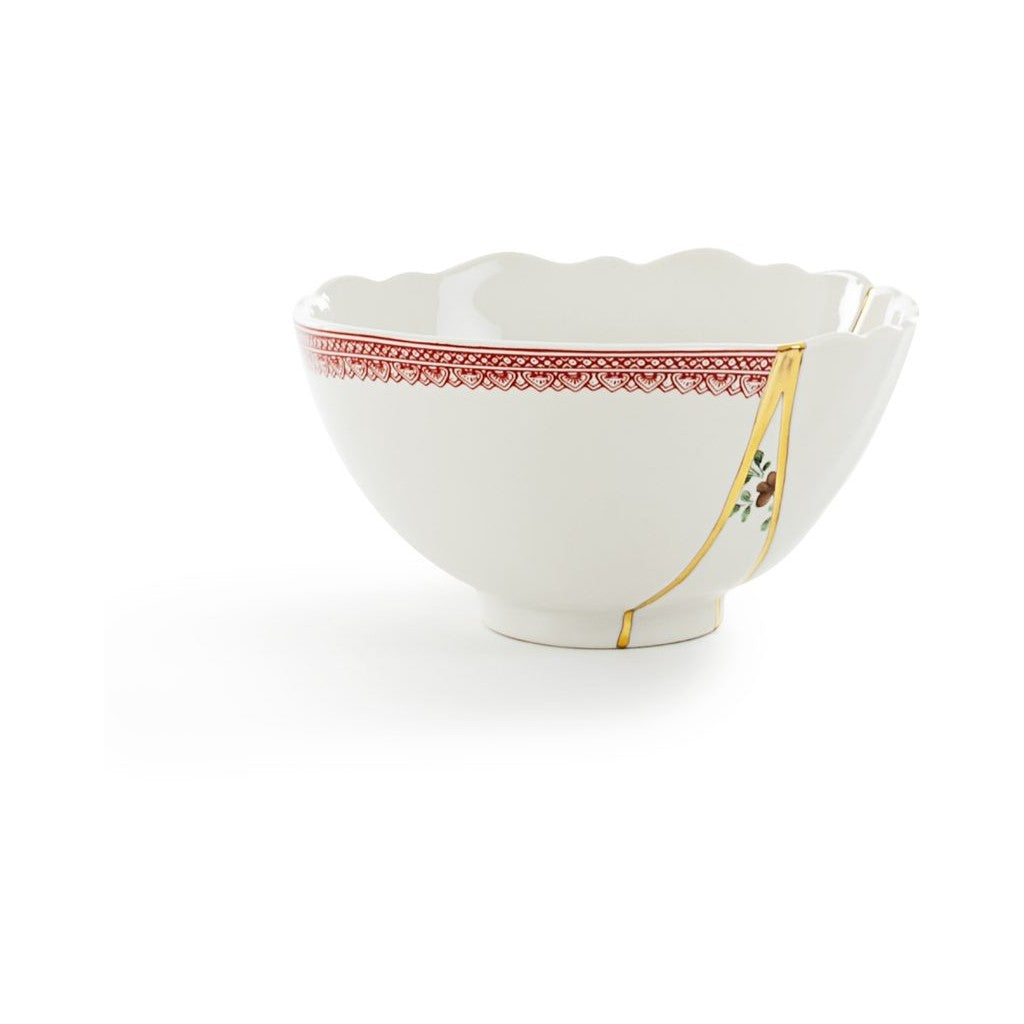 Ciotola Portafrutta In Porcellana Kintsugi-N`1 Seletti