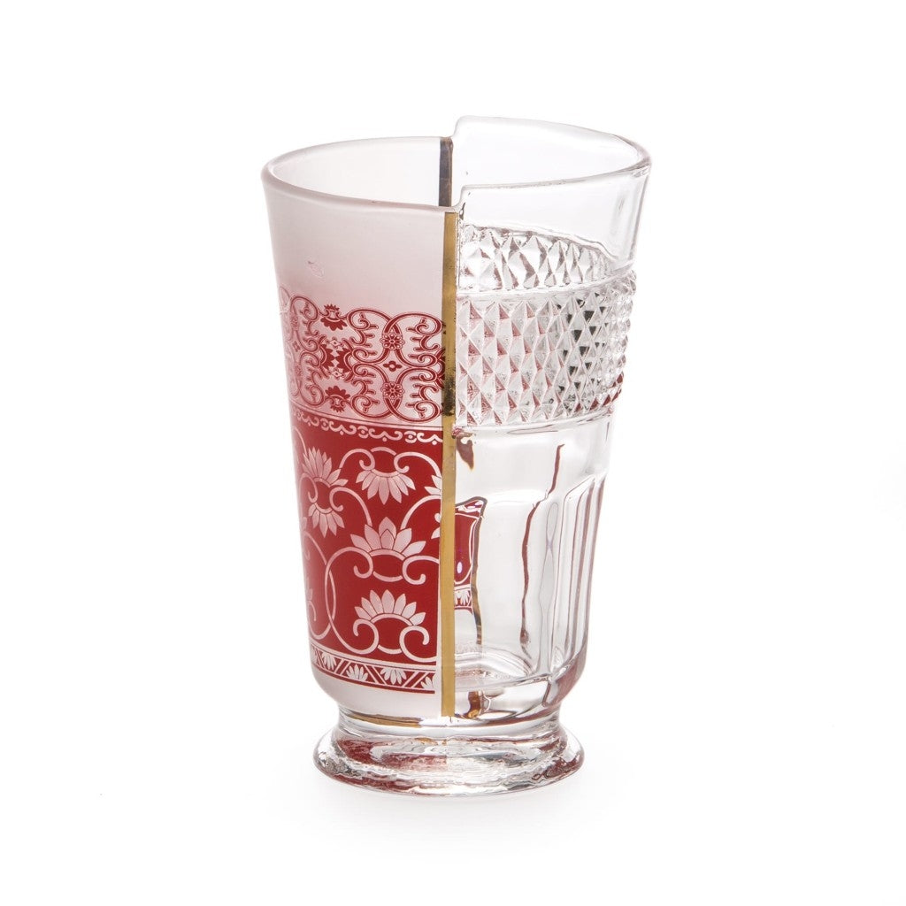 Set 3 Bicchieri In Vetro Hybrid-Clarice Seletti Seletti