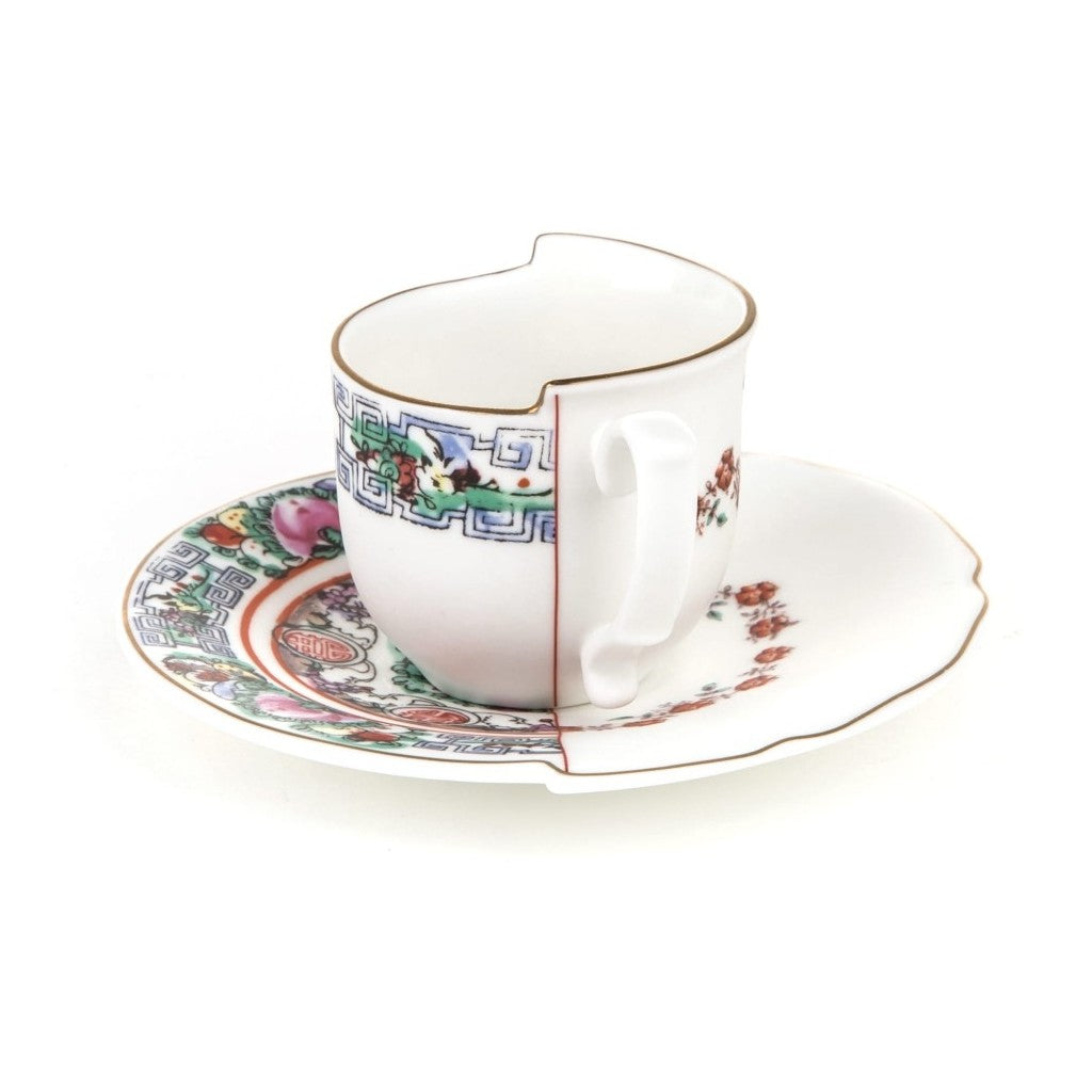 Tazzina Da Caffe` Con Piattino Hybrid-Tamara Seletti