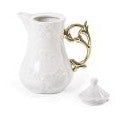 Teiera In Porcellana I-Wares Con Manico Oro Seletti