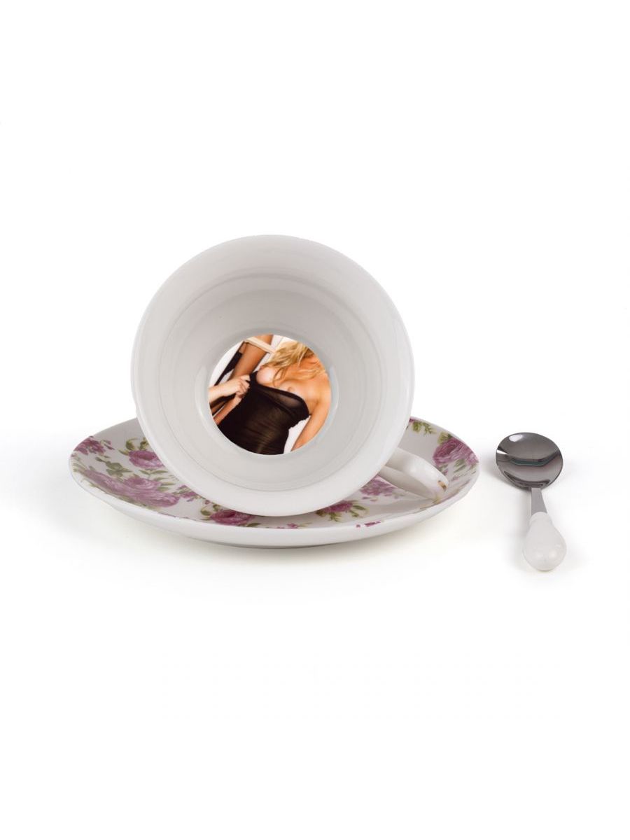 Set Da Da Tè C/Cucc. “Lady Tarin-Guiltless Rose” - Rumina Seletti