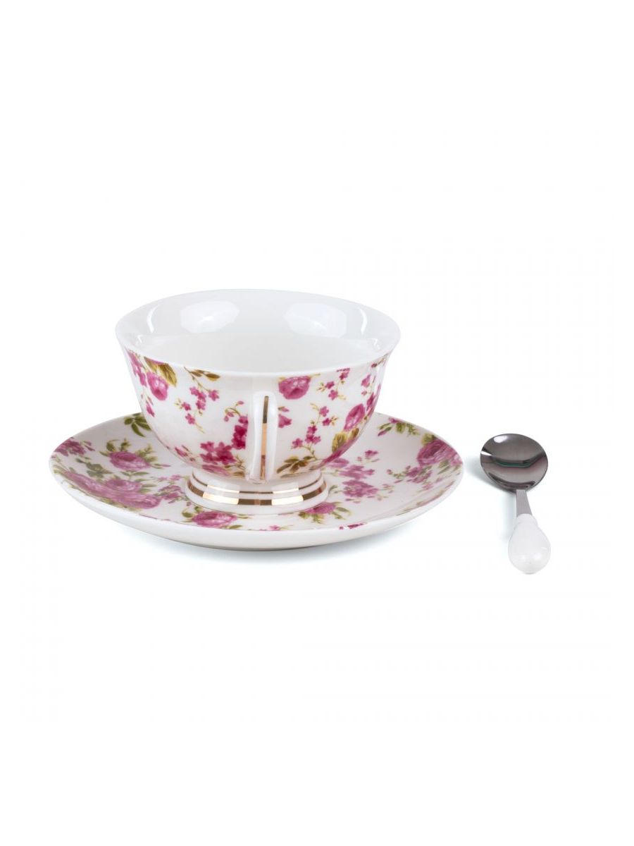 Set Da Da Tè C/Cucc. “Lady Tarin-Guiltless Rose” - Rumina Seletti
