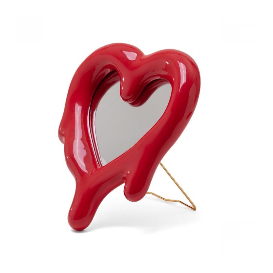 Cornice E Vetro Melted Heart- Red Seletti