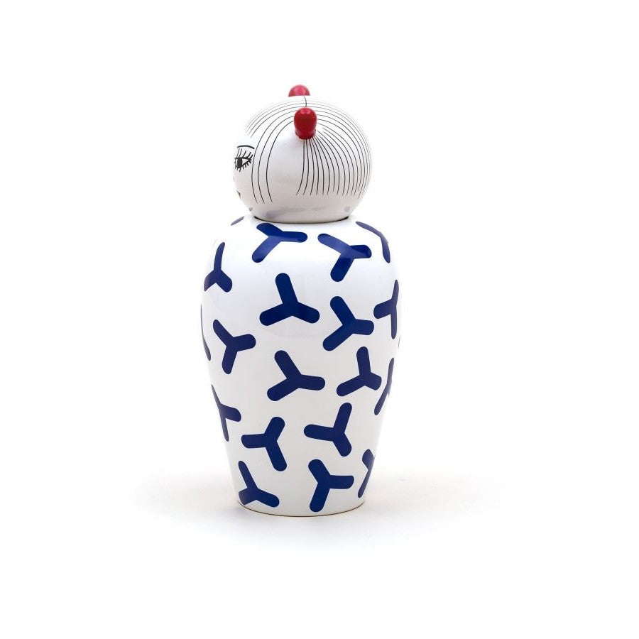 Vaso In Dolomite Con Coperchio Le Canopie-Zoé Seletti