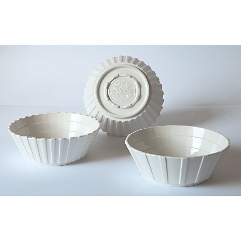 Set 3 Contenitori In Porcellana Machine Collection Ø Cm.22 H.8-Mod. Ass Seletti