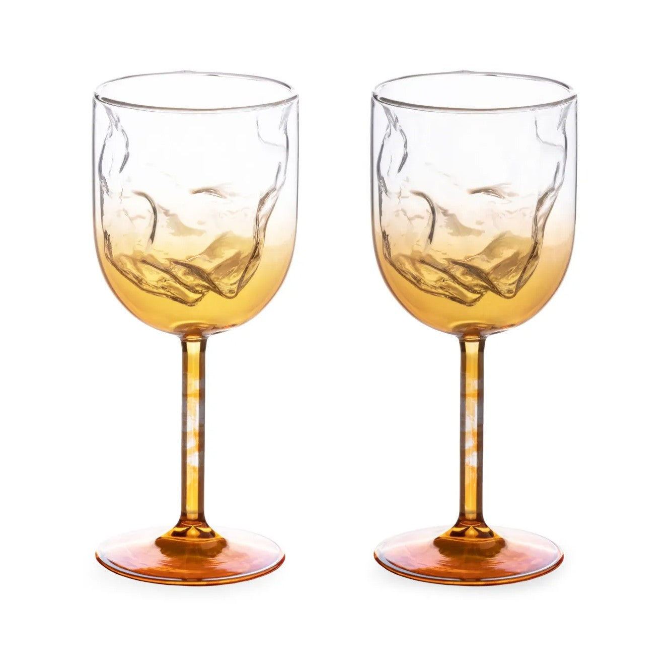 Set 2 Bicchieri In Vetro Cosmic Diner-Wine Meteorite Seletti