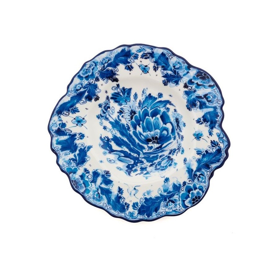 Piatto Dessert In Porcellana Classic On Acid - Delf Rose Seletti