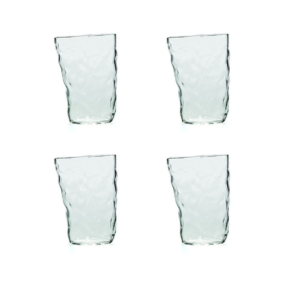 Set 4 Bicchieri In Vetro Classic On Acid - Venice Seletti