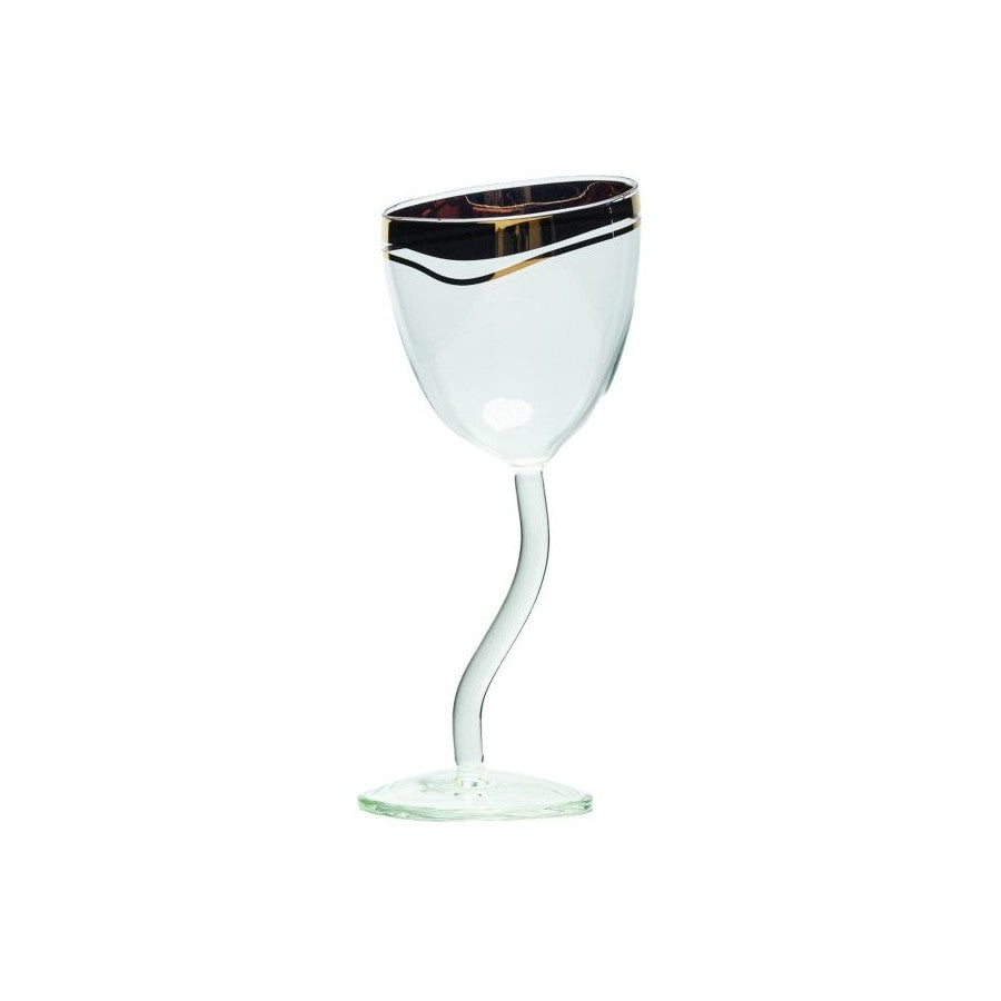 Bicchiere A Calice In Vetro Classic On Acid - Regal Seletti