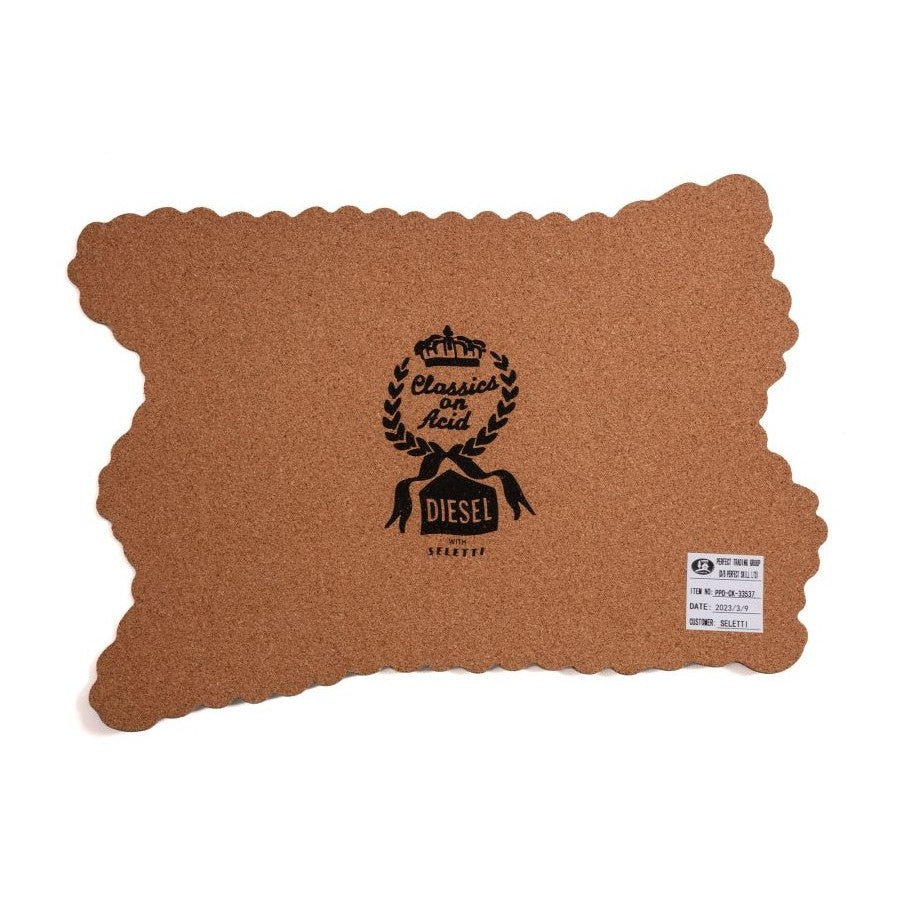Set 4 Tovagliette Diesel Living In Sughero - Acid Flower E Seletti
