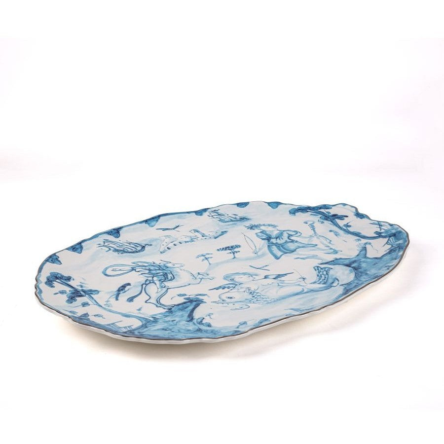 Vassoio Distorted Tray Diesel Living-Classics On Acid - Porcellana Seletti