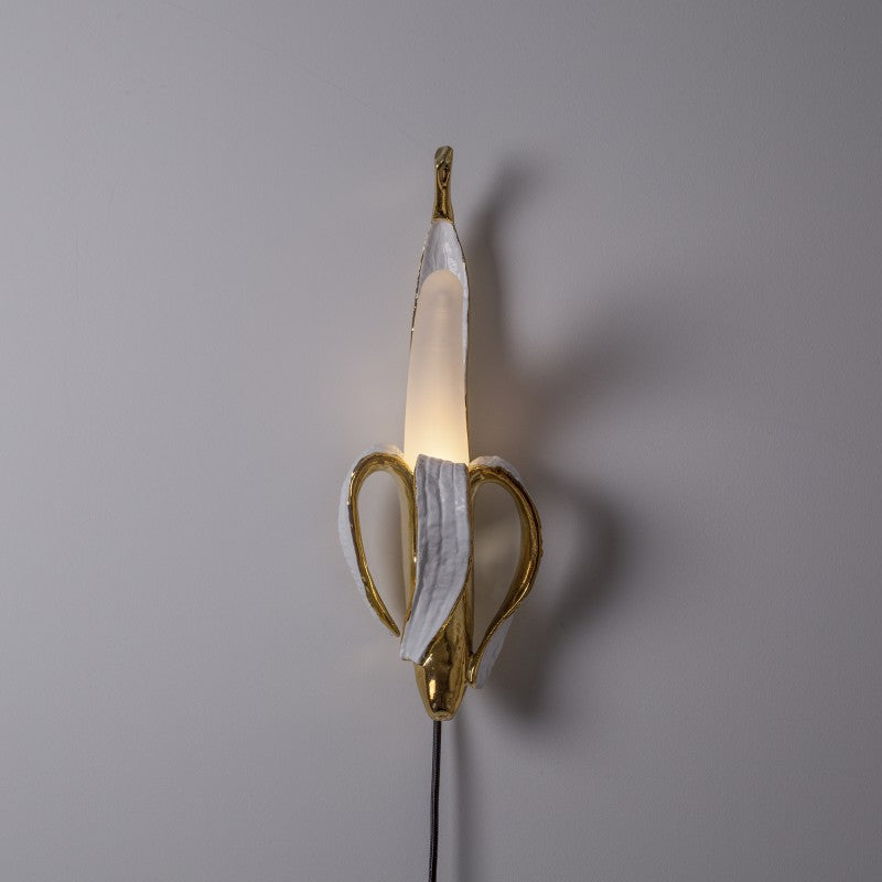 Applique In Resina E Vetro Banana Lamp-Phooey Cm. 15X13,5 H.43 Seletti