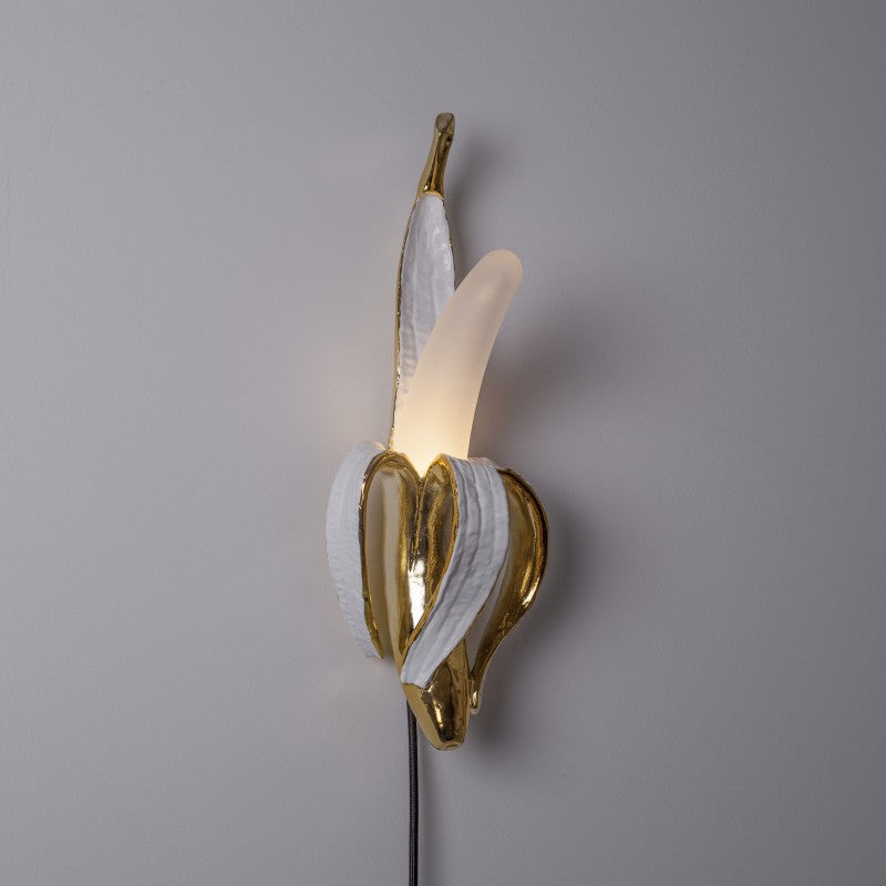 Applique In Resina E Vetro Banana Lamp-Phooey Cm. 15X13,5 H.43 Seletti