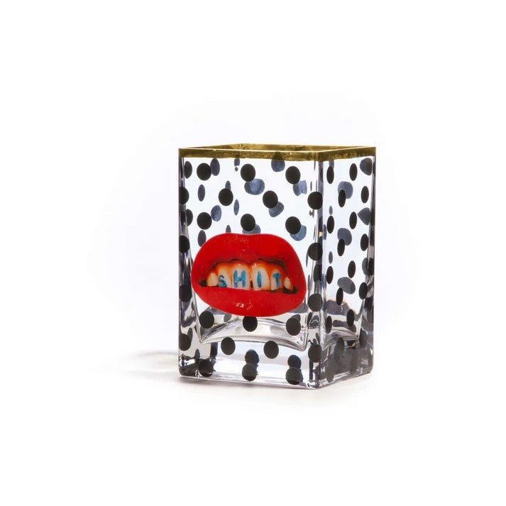 Vaso In Vetro Toiletpaper - Shit Pois Seletti