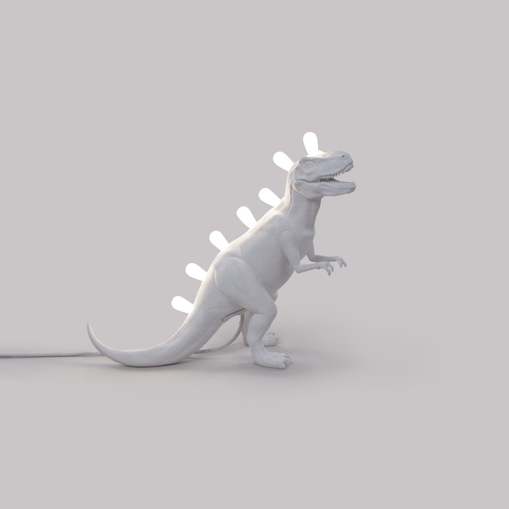 Lampada In Resina Jurassic Lamp T-Rex Cm.39X13 H.33,5-Usb Version Seletti