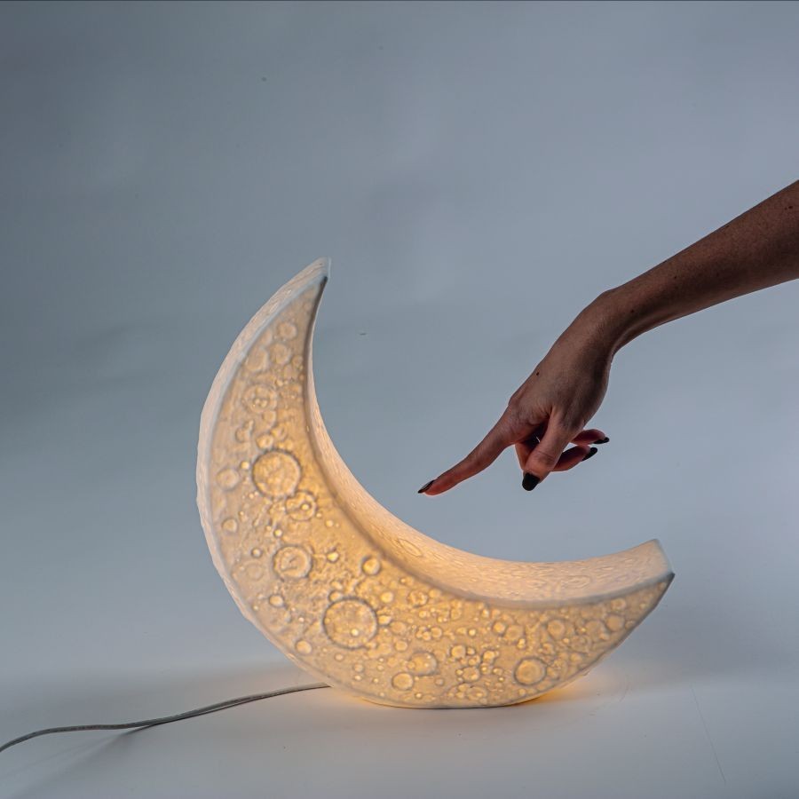 Lampada In Porcellana My Tiny Moon Seletti