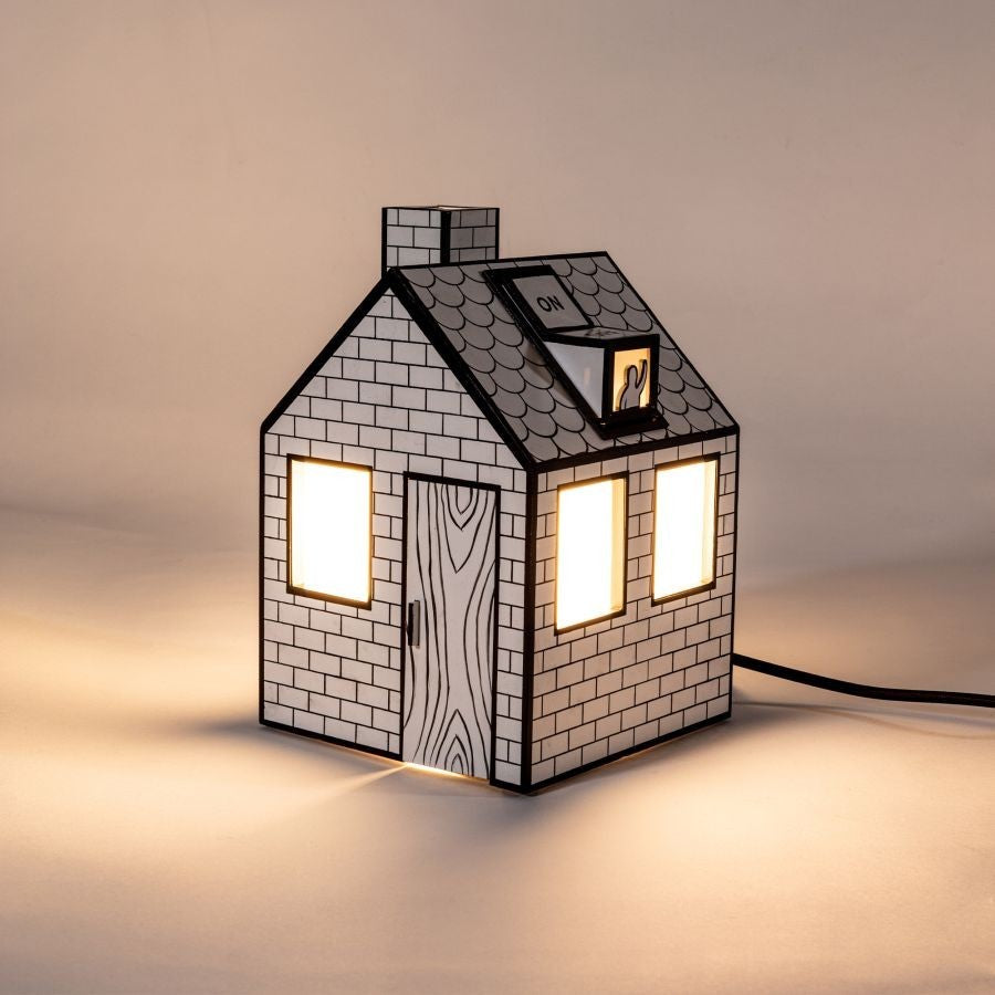 Lampada Da Tavolo In Carta Riciclata On-Off Seletti