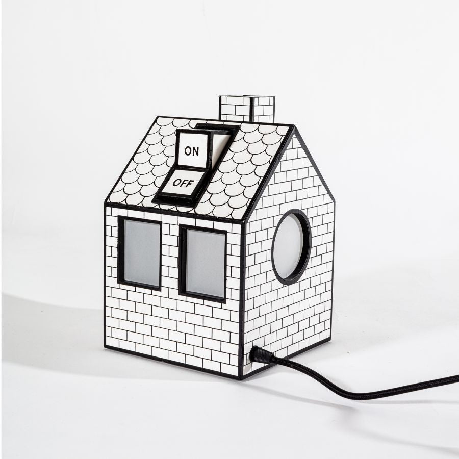 Lampada Da Tavolo In Carta Riciclata On-Off Seletti