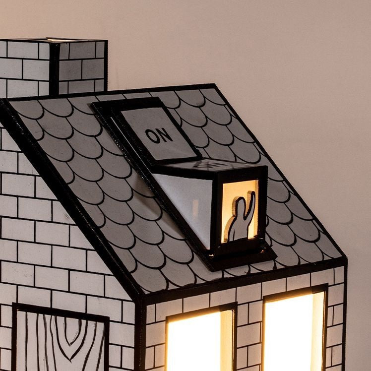 Lampada Da Tavolo In Carta Riciclata On-Off Seletti